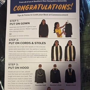 Graduation Gown and Accessories Set